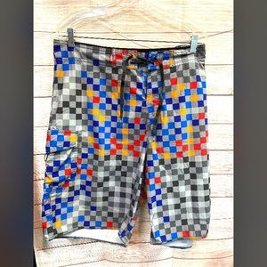 Mens Vans Checkered Shorts SZ 38